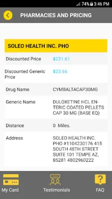 Stanley Drug Card android App screenshot 11