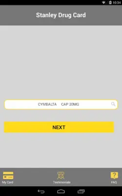 Stanley Drug Card android App screenshot 6